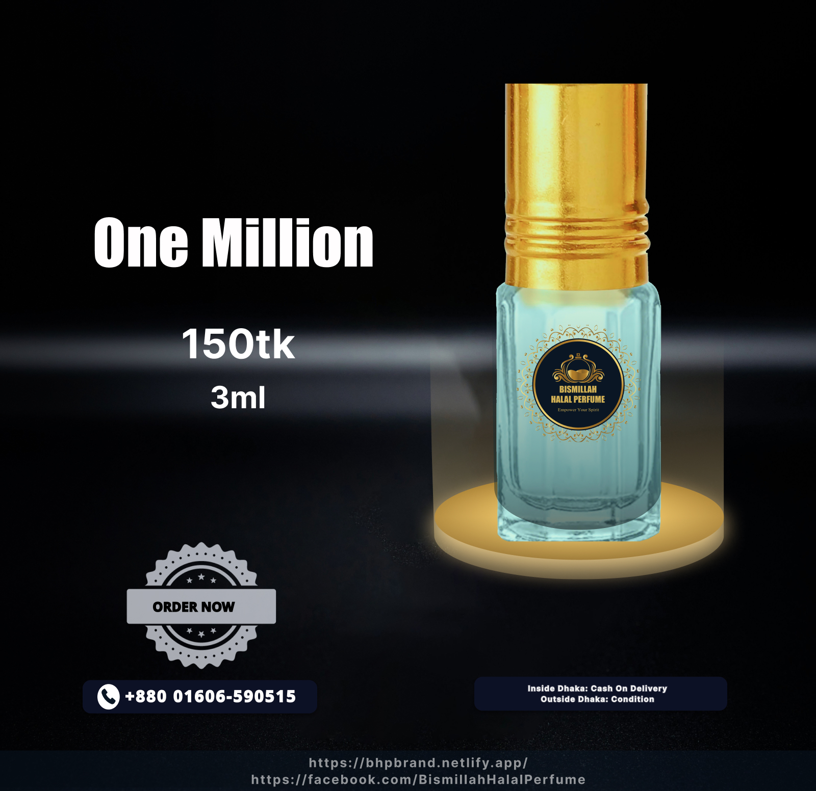 Bismillah halal perfume - BHP One Million